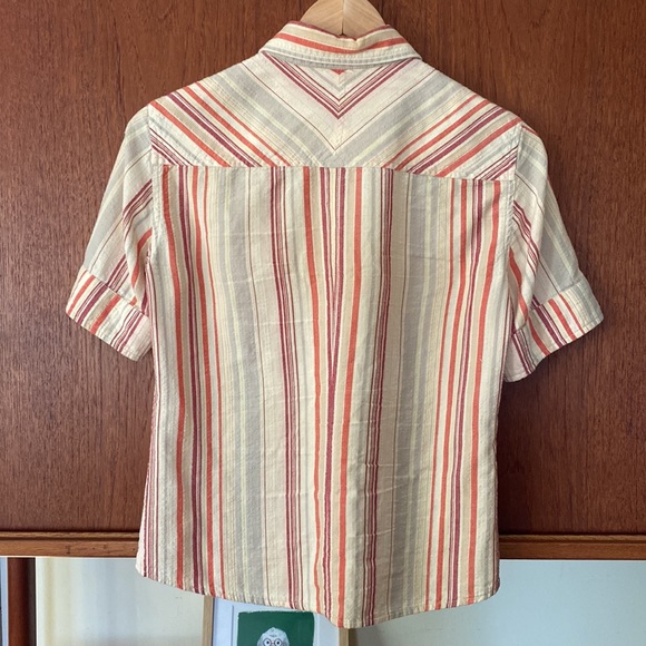 J Crew cotton/viscose rayon short sleeve button ups. Size XS - Picture 7 of 10